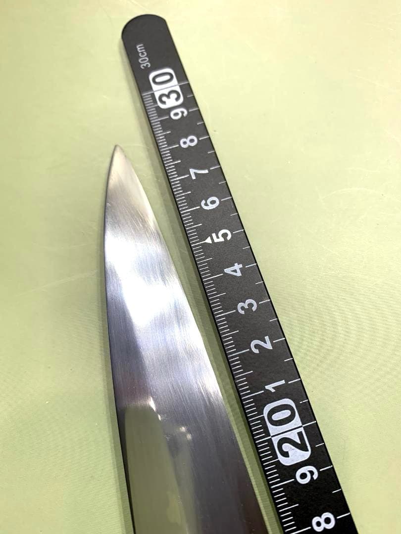 源義光　別作　柳刃包丁　刃渡り29cm