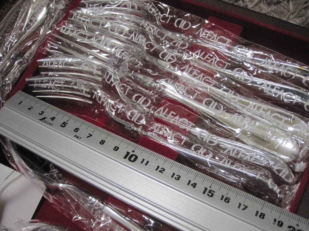 ALFACT アルファクト 最高級洋白銀器 銀メッキ カトラリー 32点