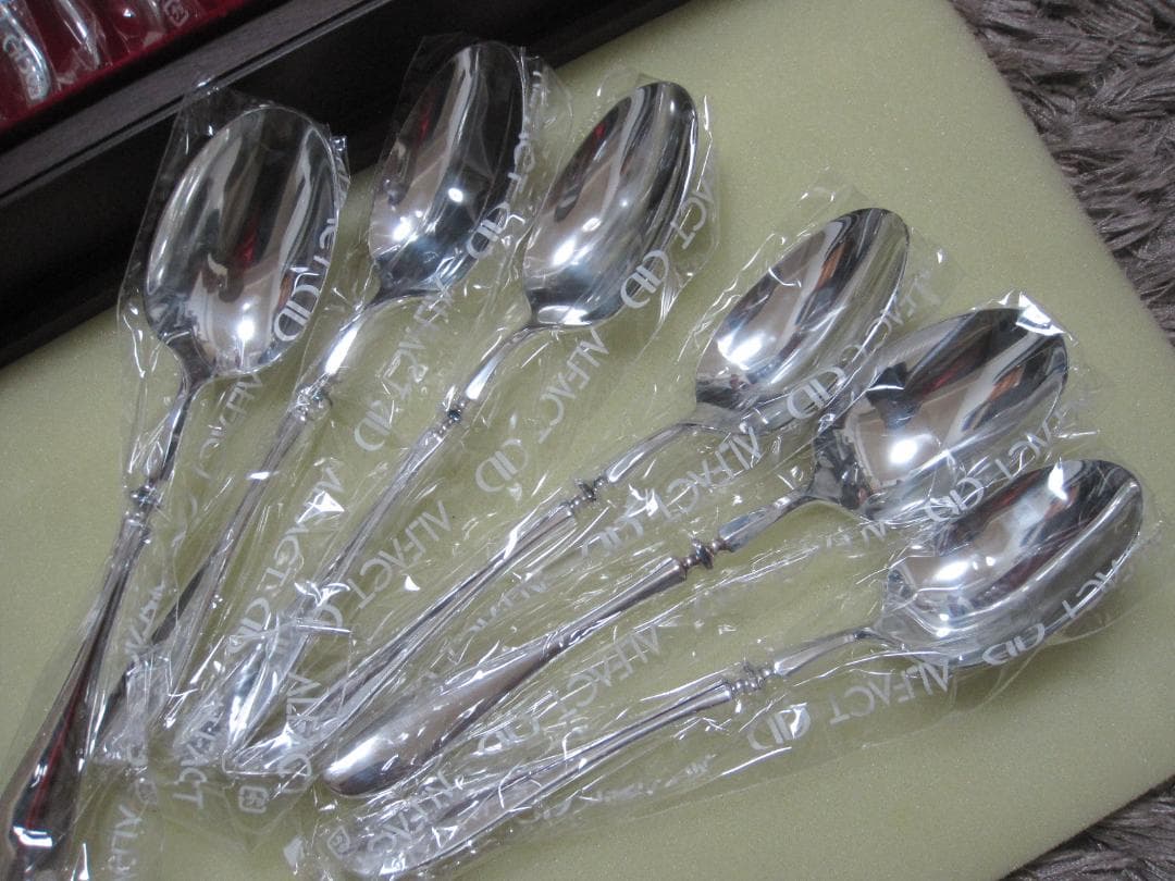 ALFACT アルファクト 最高級洋白銀器 銀メッキ カトラリー 32点