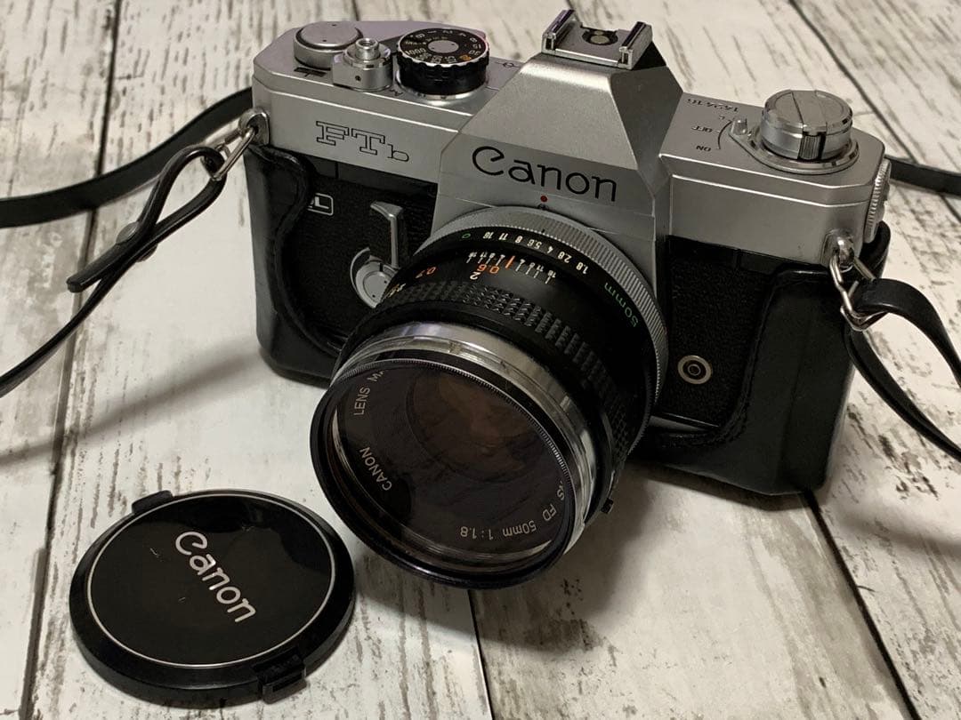 キヤノン　フィルム一眼レフカメラCanon FTb 50mm 1.8