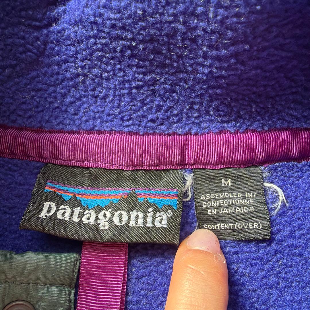patagonia スナップT フリース 雪なし　90's M
