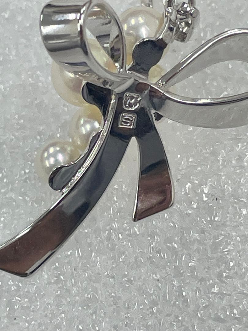 Mikimoto リボンデザイン ネックレス