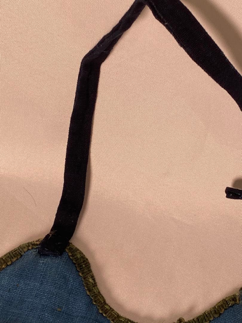 1971❣️ 藍型染め　屋号　腹掛け　飛脚