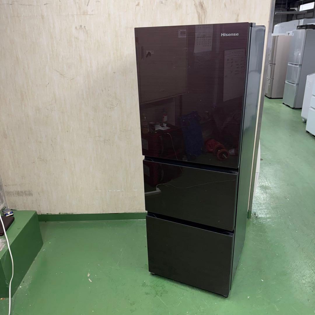 122 関東配送　冷蔵庫　大型　小型　200L〜300L 右開き　鏡面デザイン