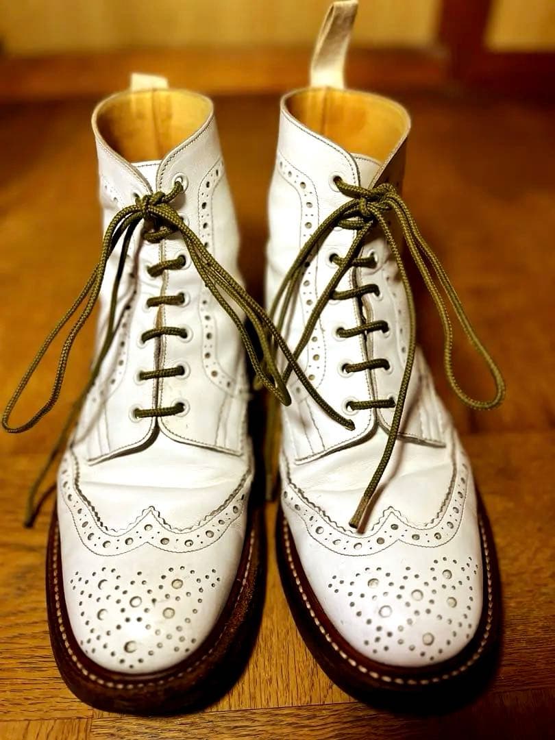 トリッカーズ　カントリーブーツ・マートン　白