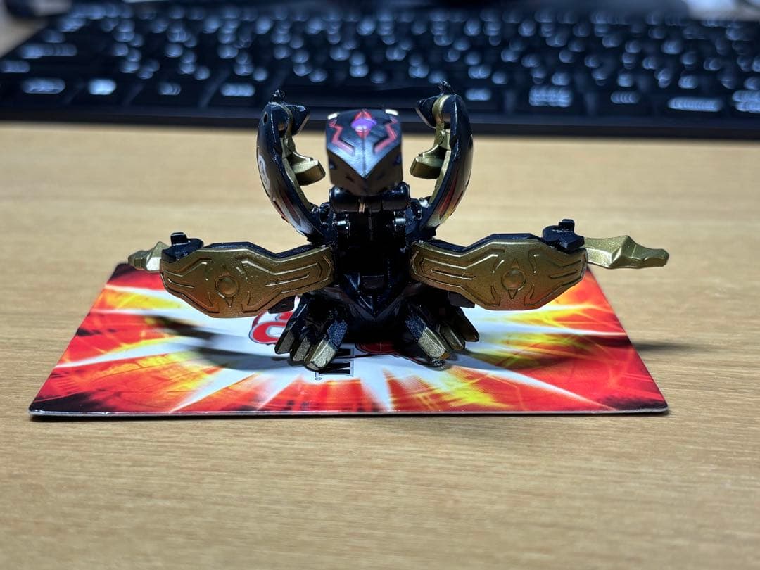 爆丸 ウィンデッキ　扇ドミル&陣ドグマ&吼オドス カード付き（1枚欠損）