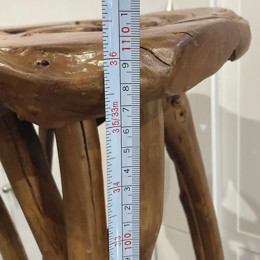 天然木 流木風 飾り台 インテリアスタンド 花台 一点物