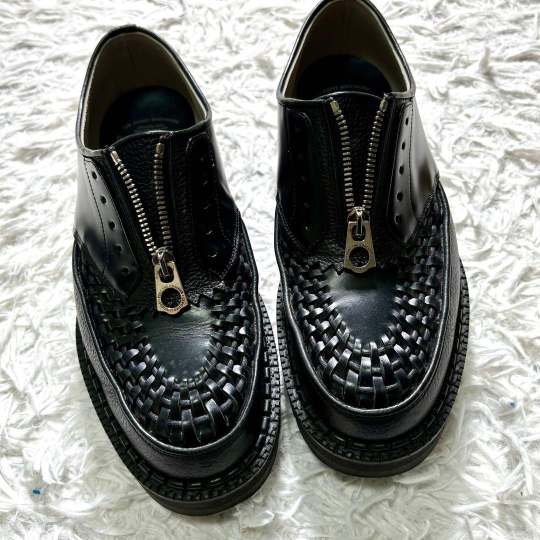 【美品】フットザコーチャー　CHAOS FRONT ZIP レザー　シューズ　7