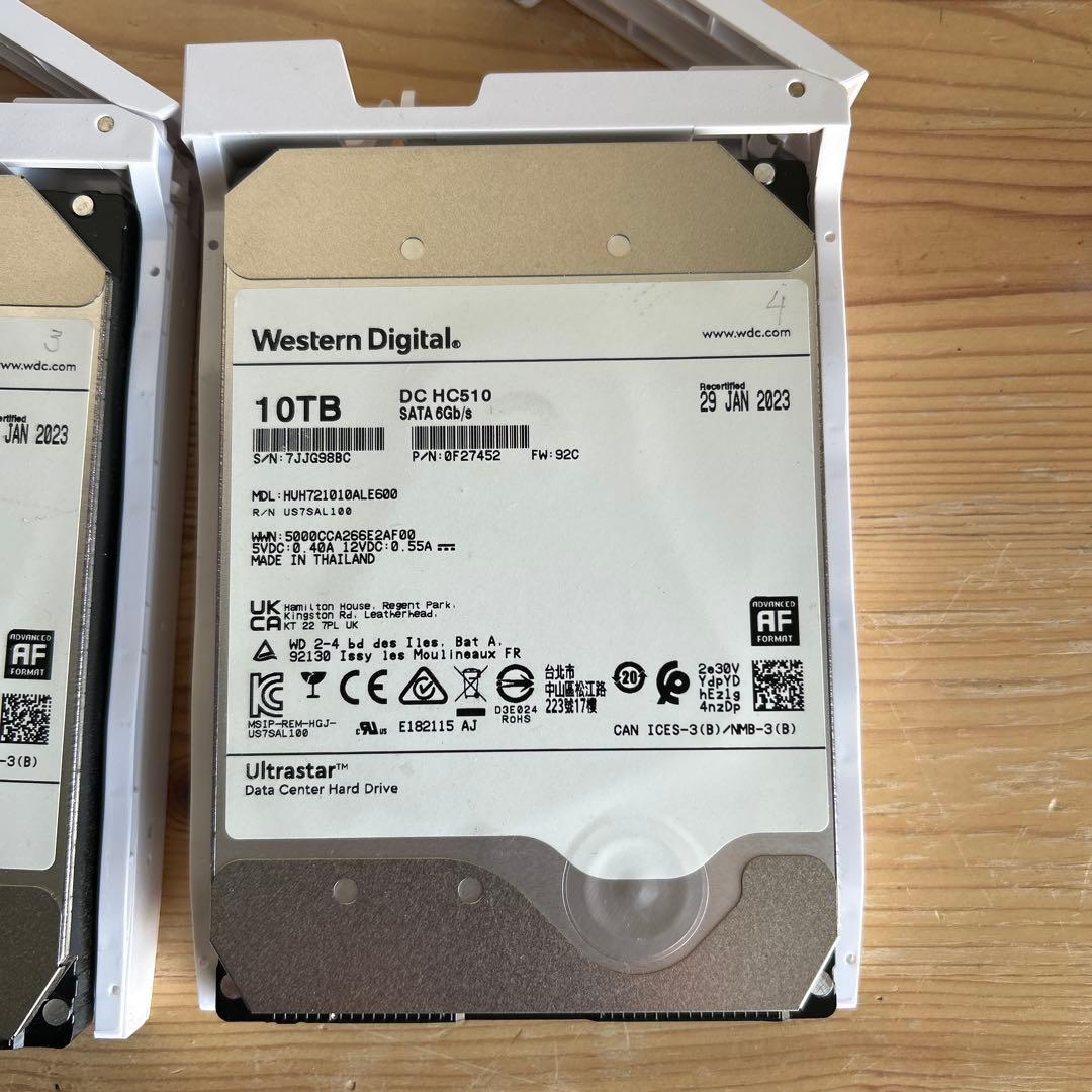 QNAP NAS TS-433 10TB 4台付