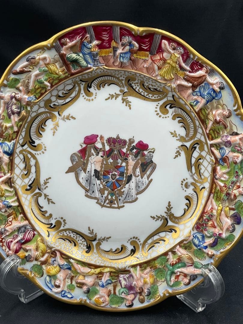 リチャードジノリ　カポディモンテ　プレート