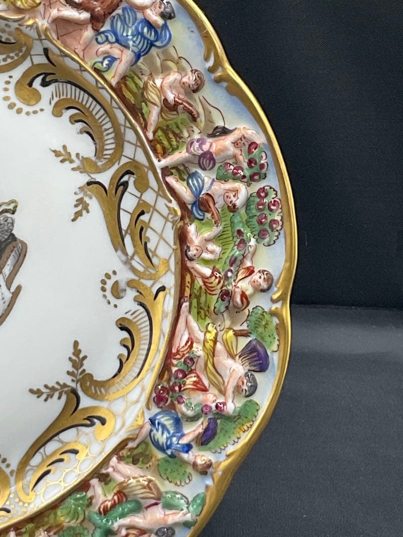 リチャードジノリ　カポディモンテ　プレート