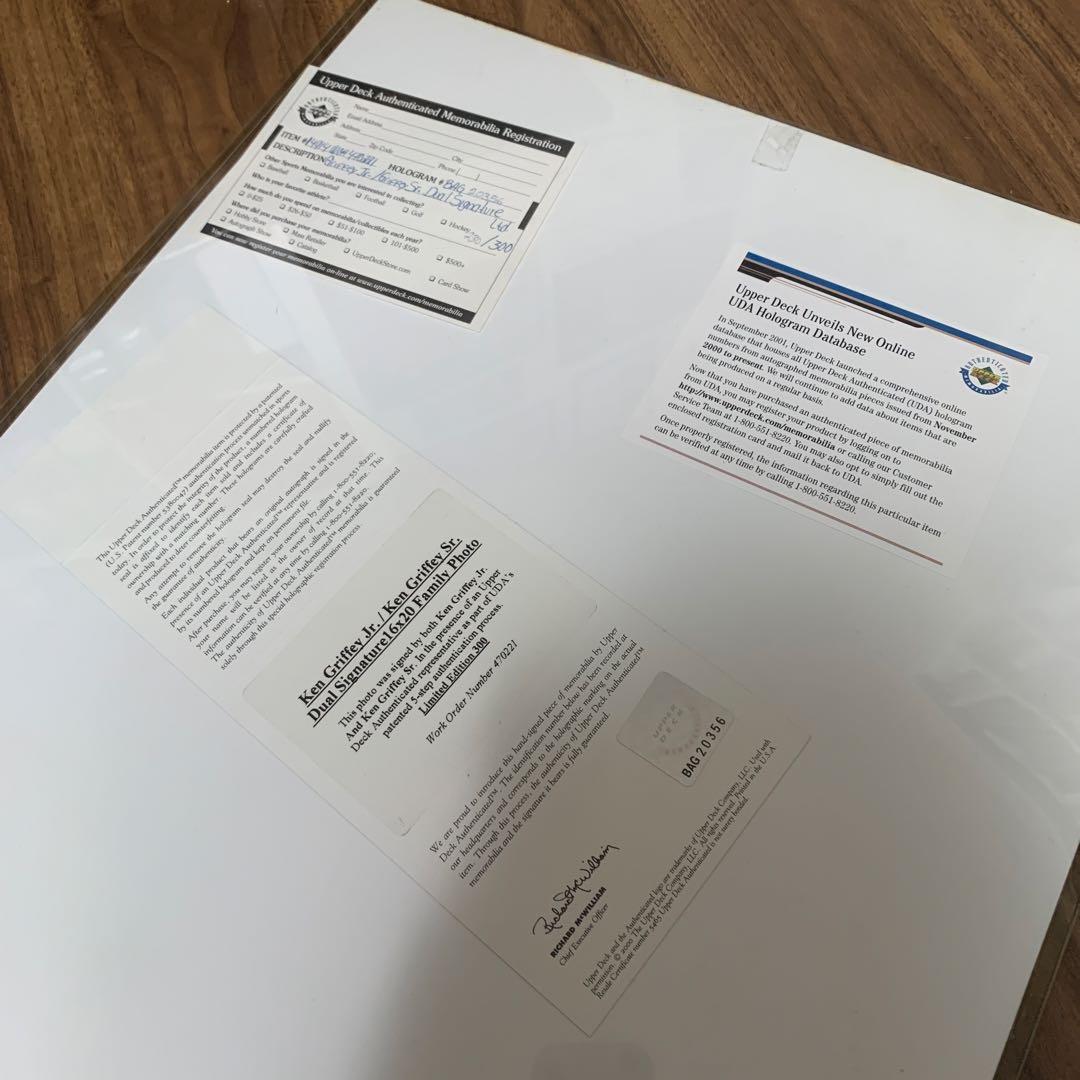 殿堂博物館級！ グリフィー 親子 サイン入り ポスター　大盤フォト