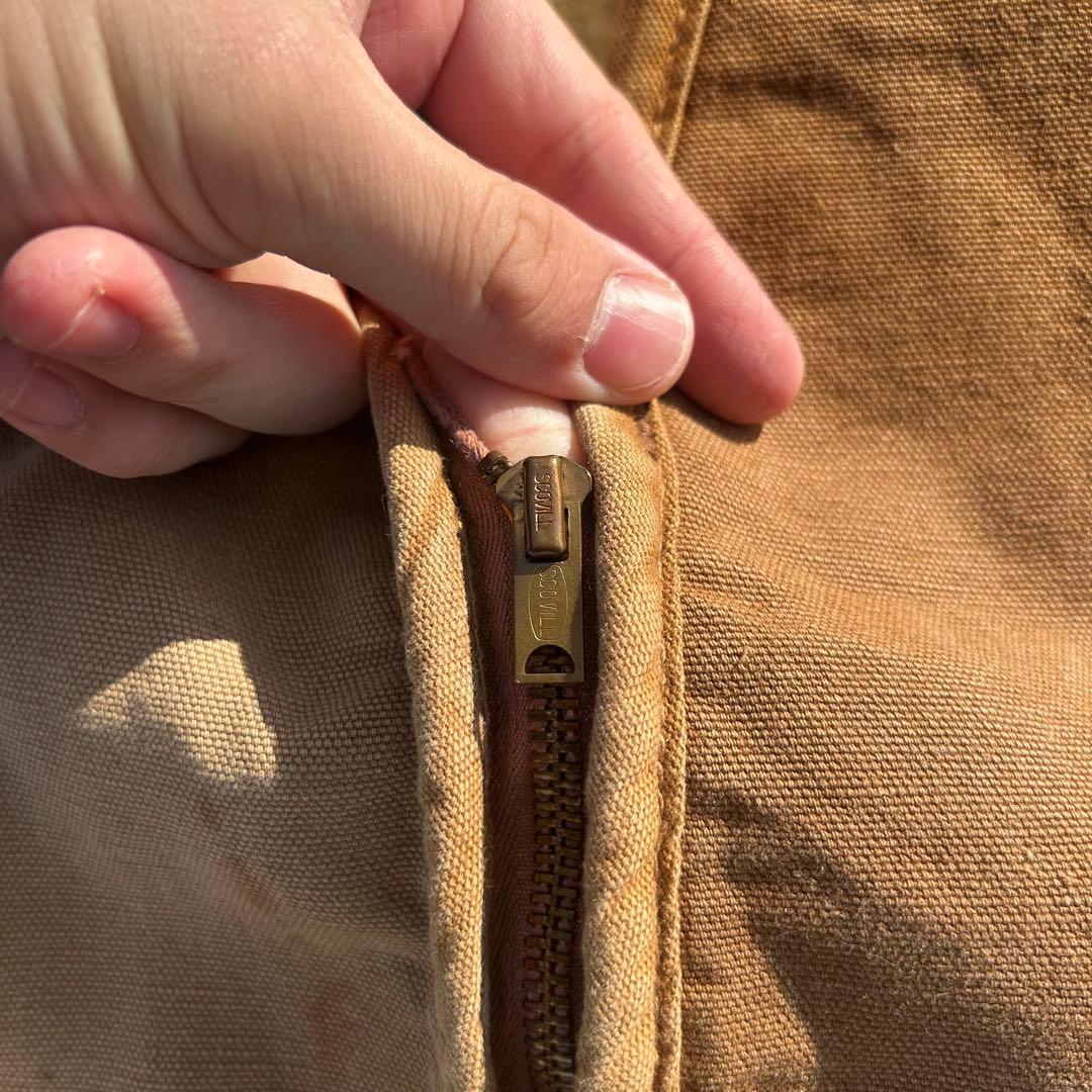 70s carhartt カーハート ダックベスト 裏ボア USA製