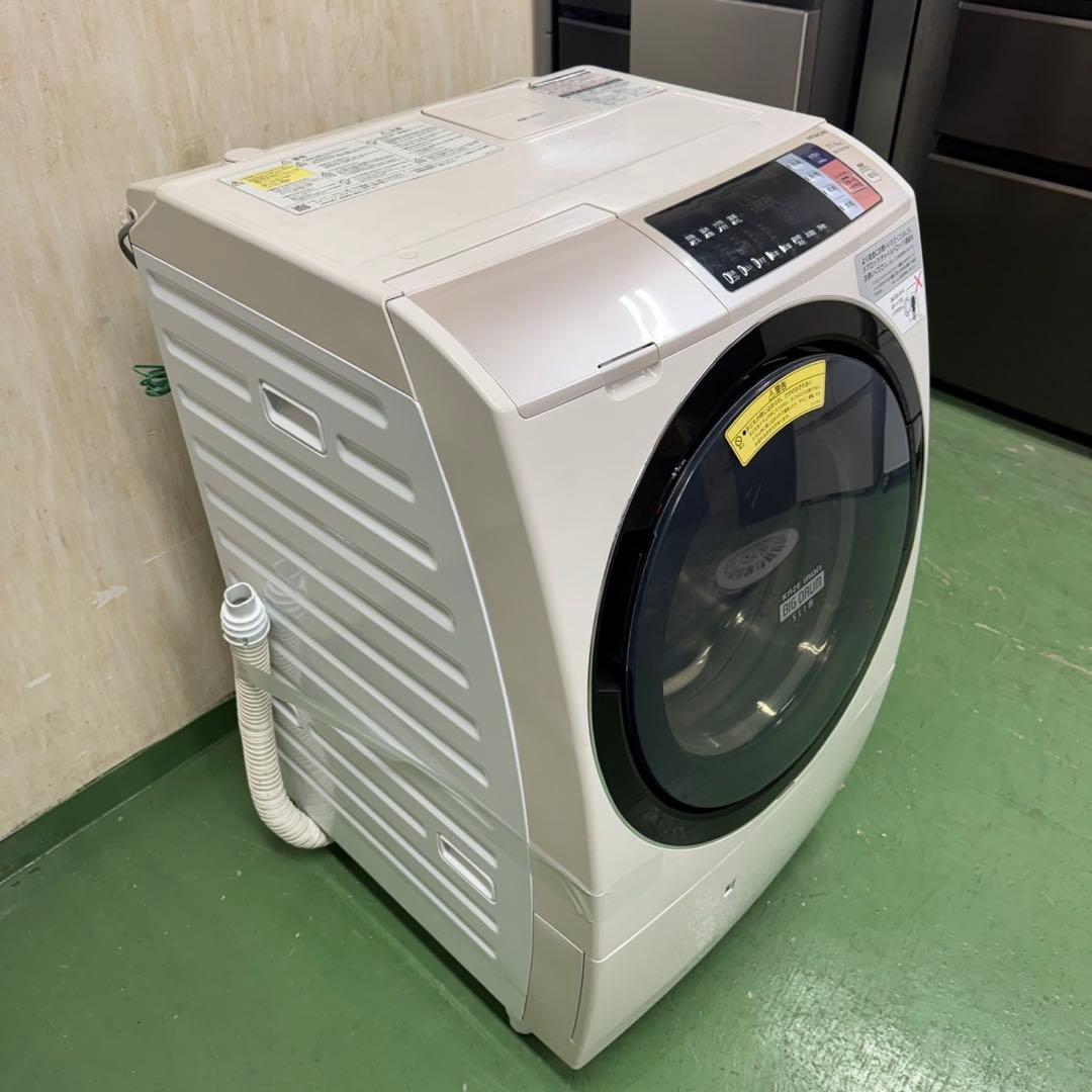 177 日立ビッグドラム洗濯機　乾燥付11／6キロ　小型　1人暮らし　右開き