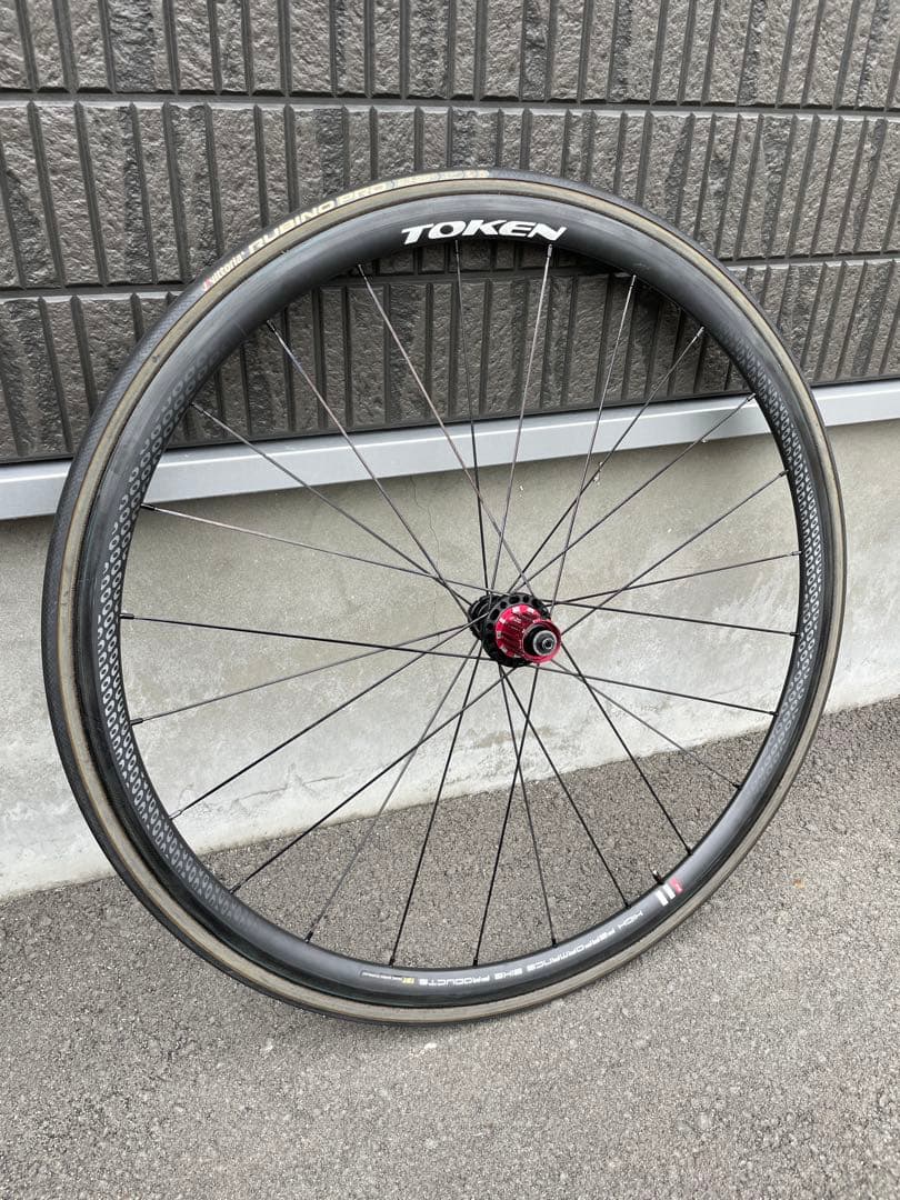 最終値下げ！TOKEN T28 カーボンホイール　1132g