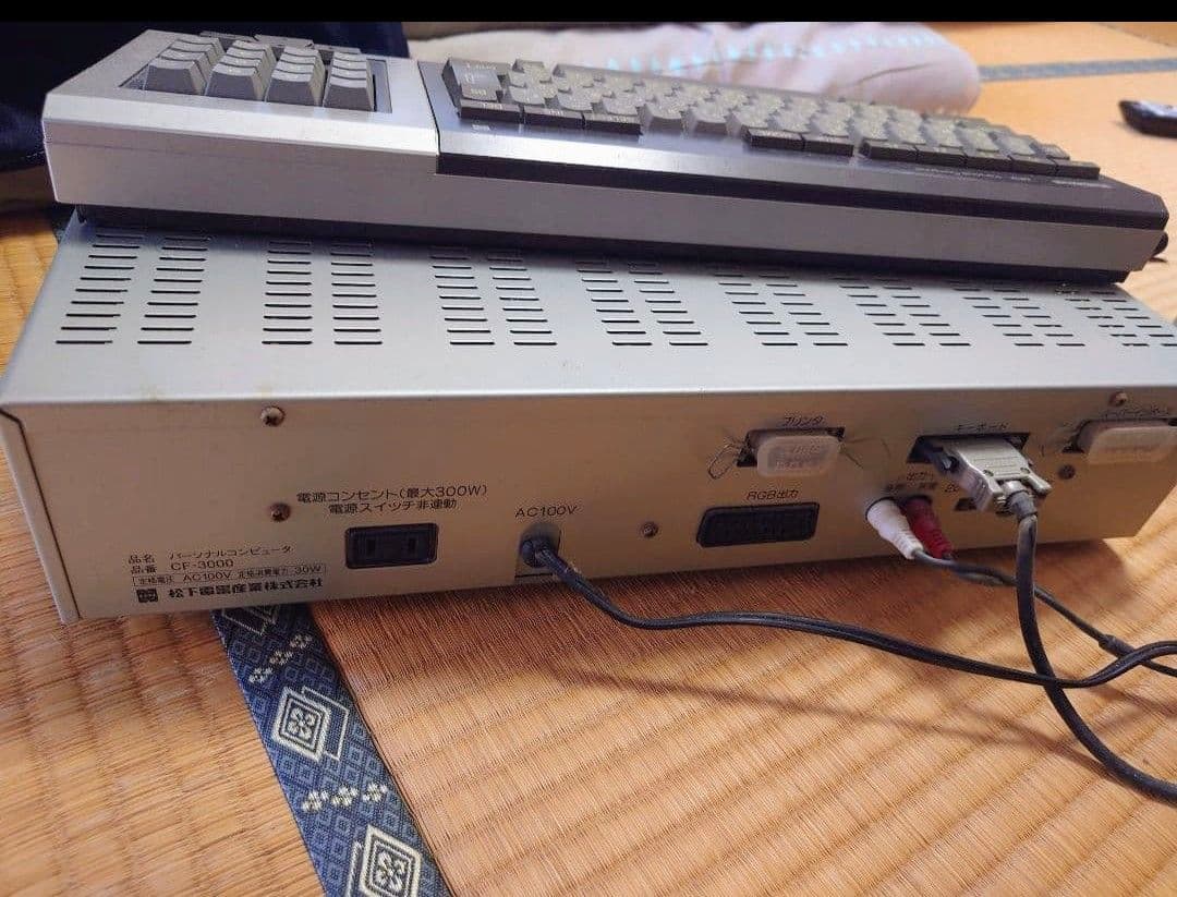 【起動確認済】National MSX CF-3000【ソフト付き】