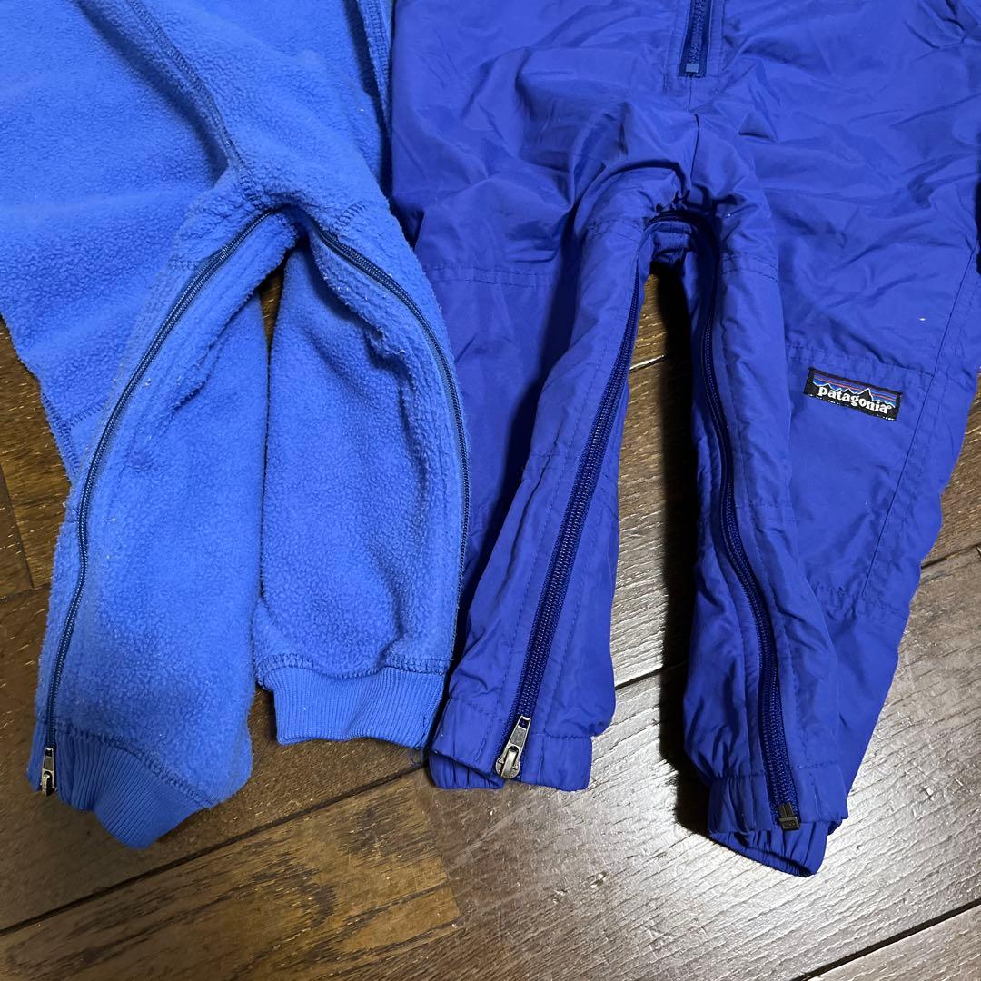 patagonia 子供用ウェアセット 24M ブルー 3.5歳くらいまで