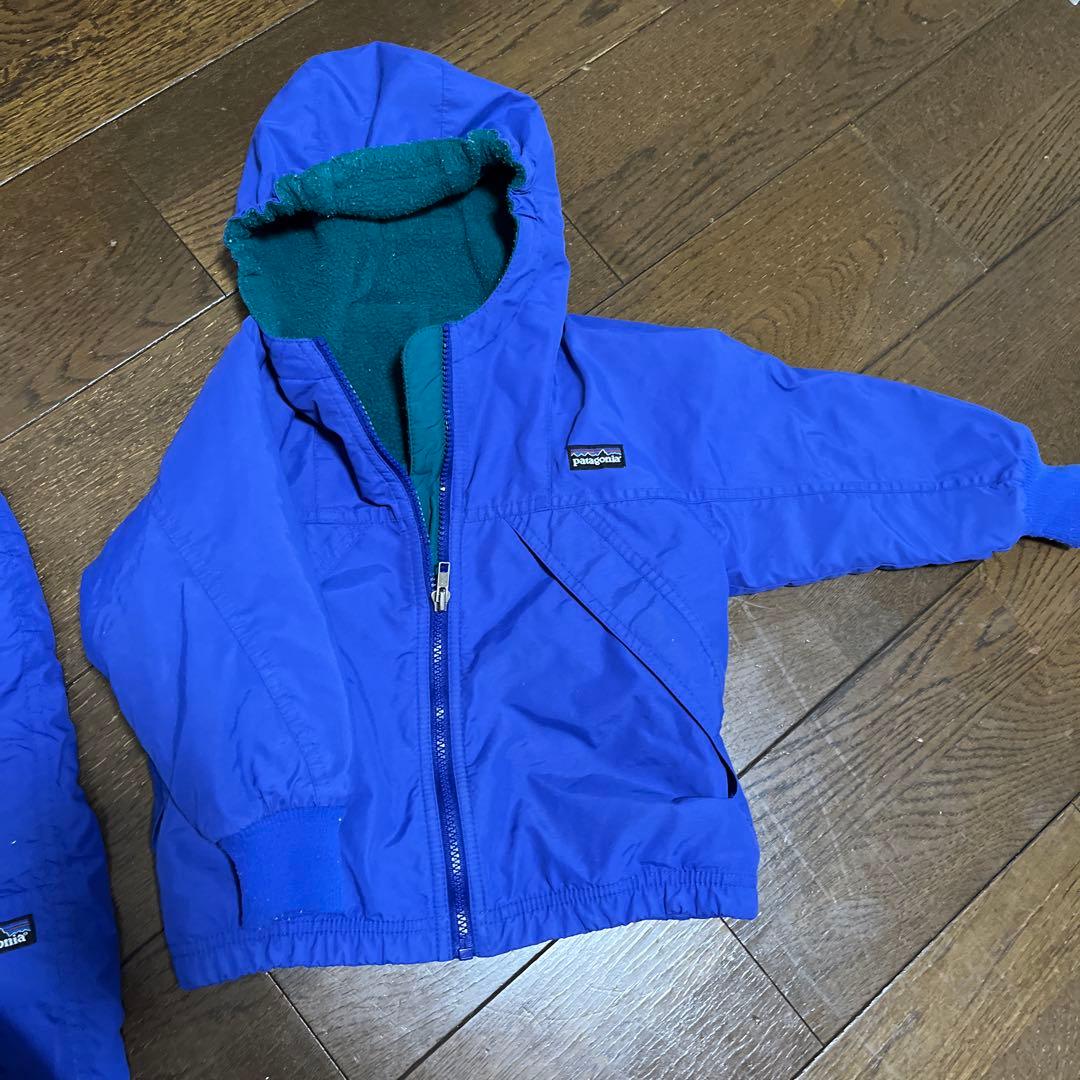 patagonia 子供用ウェアセット 24M ブルー 3.5歳くらいまで