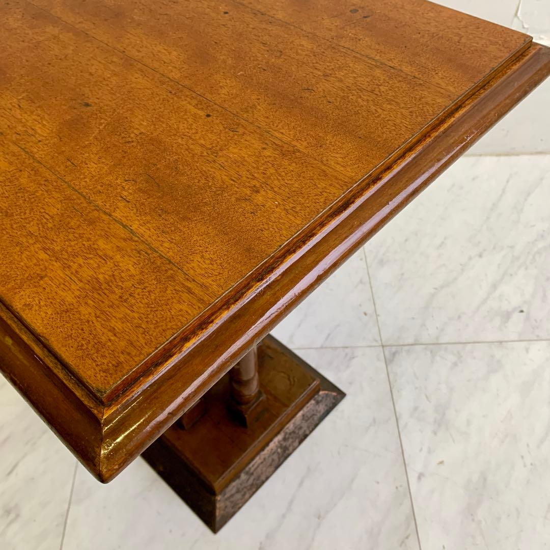 ヴィンテージ 木製 サイドテーブル レトロ 喫茶店 カフェテーブル ①