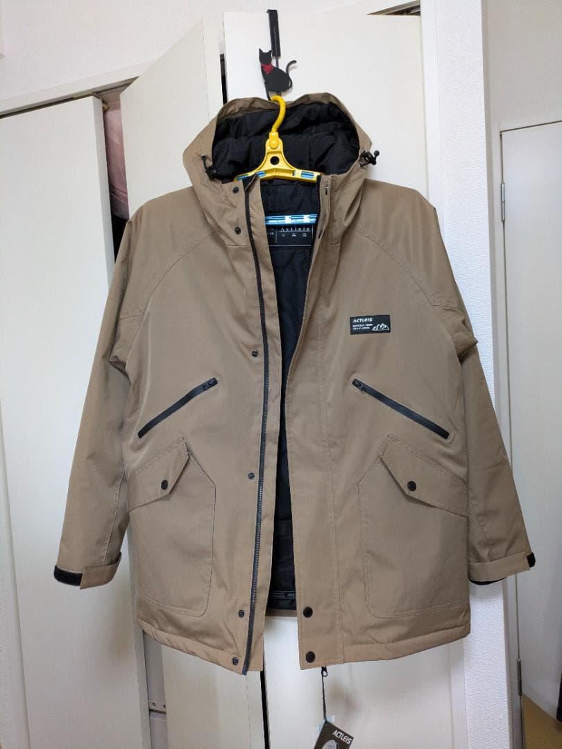 【ACTLEIS】〈上下セット〉スキー/スノーボードウェア　ベージュ×ネイビー