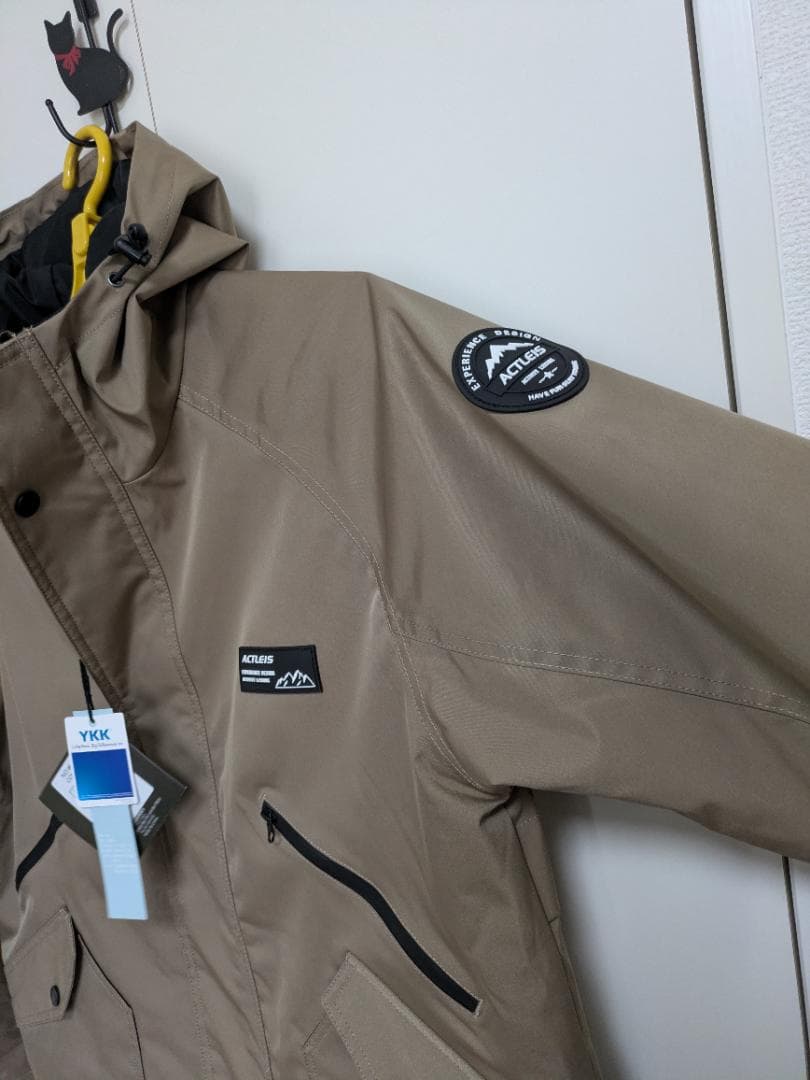 【ACTLEIS】〈上下セット〉スキー/スノーボードウェア　ベージュ×ネイビー