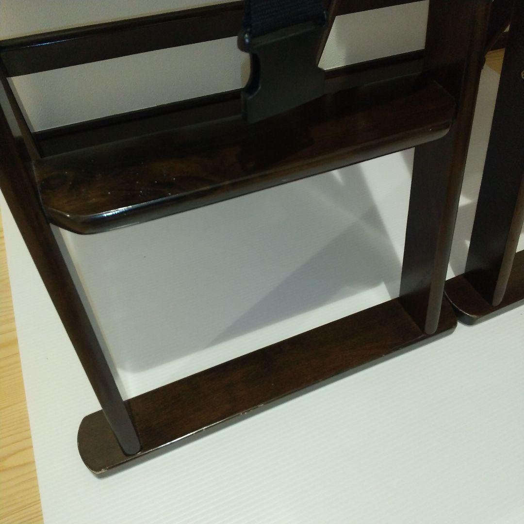 【極美品】ヤトミ たためる木製 ハイチェア cocona ベビーチェア セット