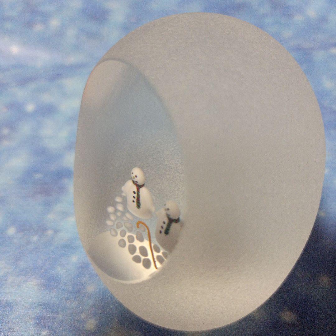 パースシャー・ペーパーウェイト　Christmas1997 スノーマン