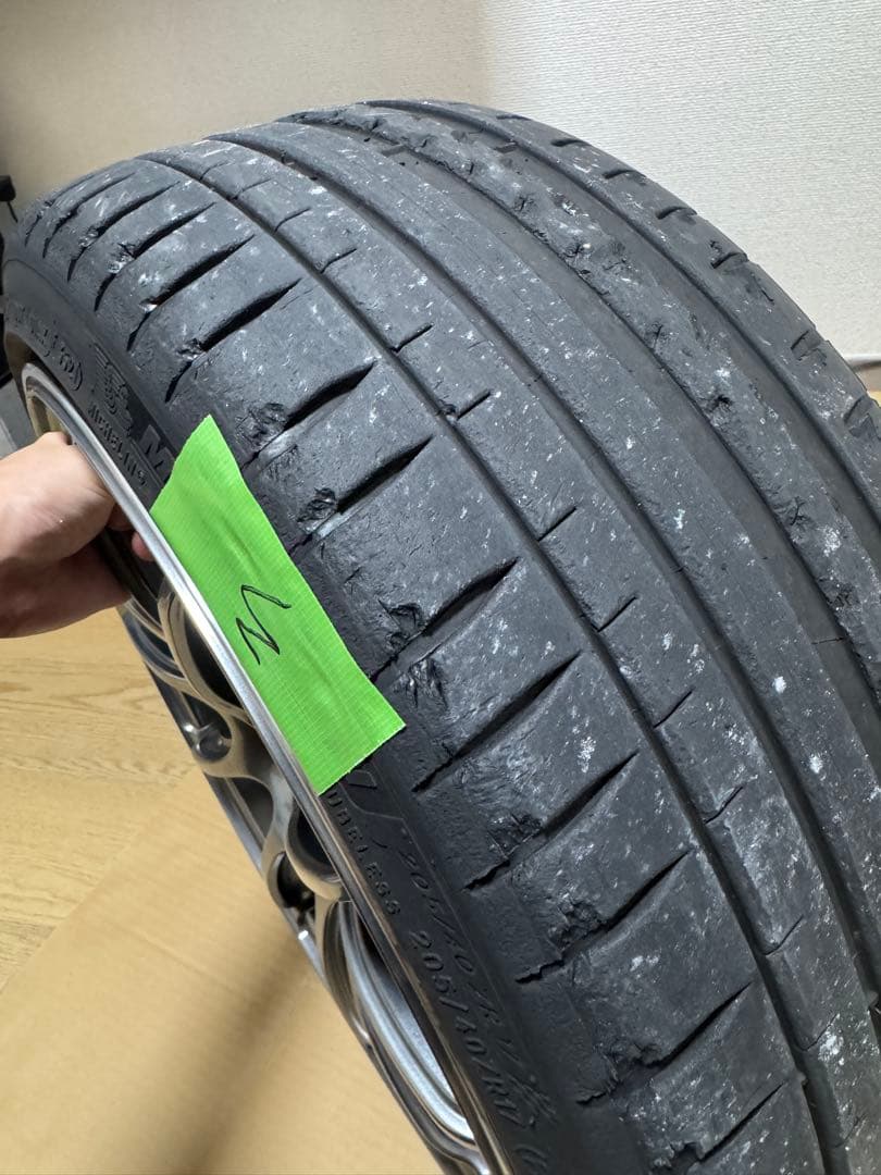 ADVAN racing RZⅡ17インチ7.5J+35PCD984H アバルト