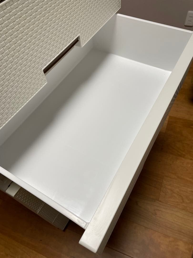 フィッツ★超美品!! メッシュ 5段 ホワイト FM6505 プラス チェスト