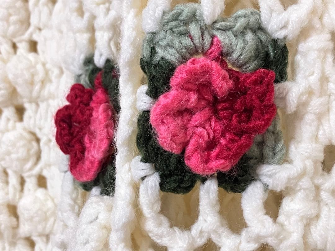 merry jenny メリージェニー クロシェカーディガン アイボリー