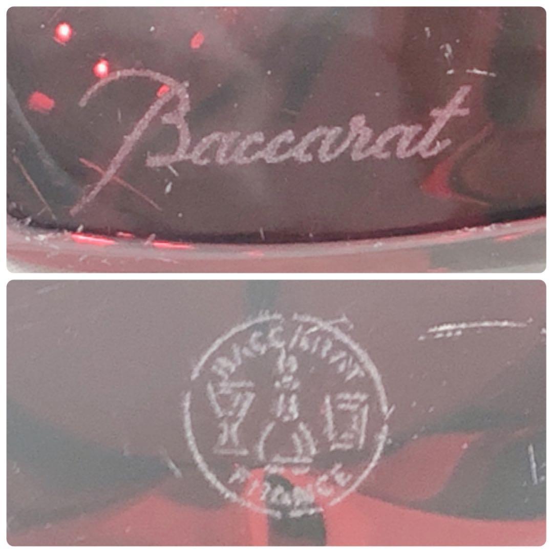 ☆Baccarat☆ バカラ 置き時計 ハート レッド ガラス素材 インテリア