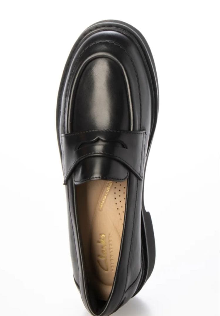 【Clarks】スプレンドエッジ （ブラックレザー）25.0