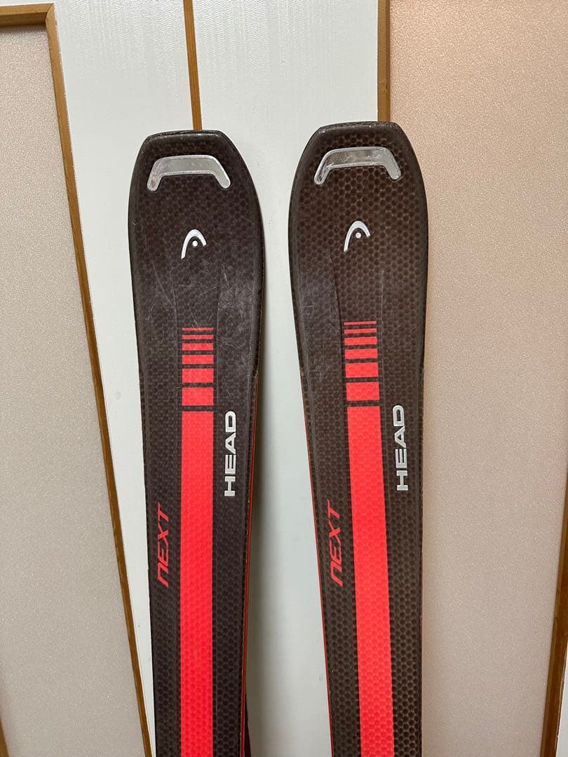 3セットHEAD スキー板158cm,ブーツ26.5cm,ストック105cm
