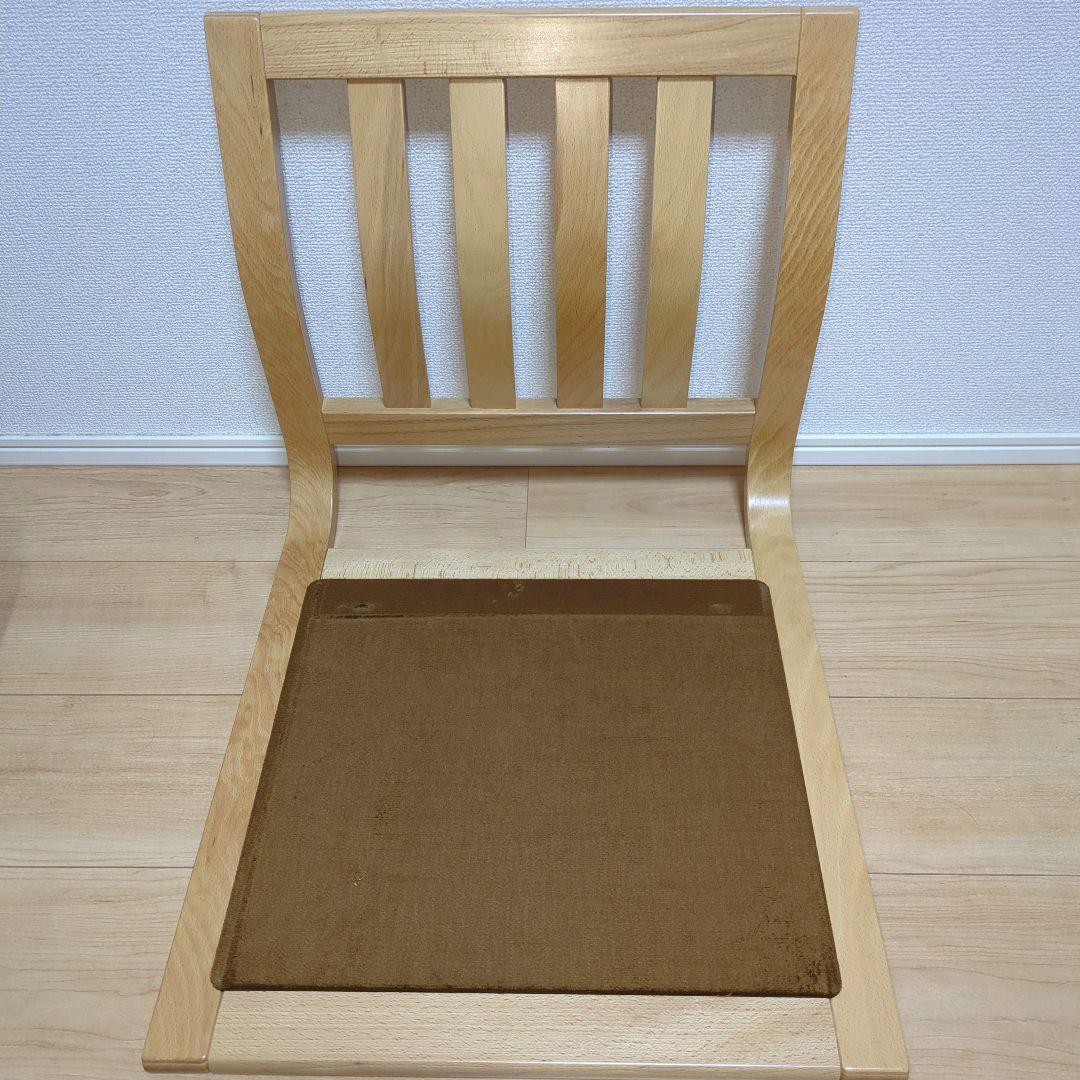 【美品/4脚セット】カリモク 曲げ木座椅子 1996製　レトロ ヴィンテージ家具