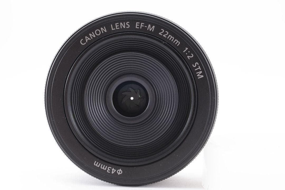 【ほぼ新品】Canon EF-M 22mm F2 STM グラファイト
