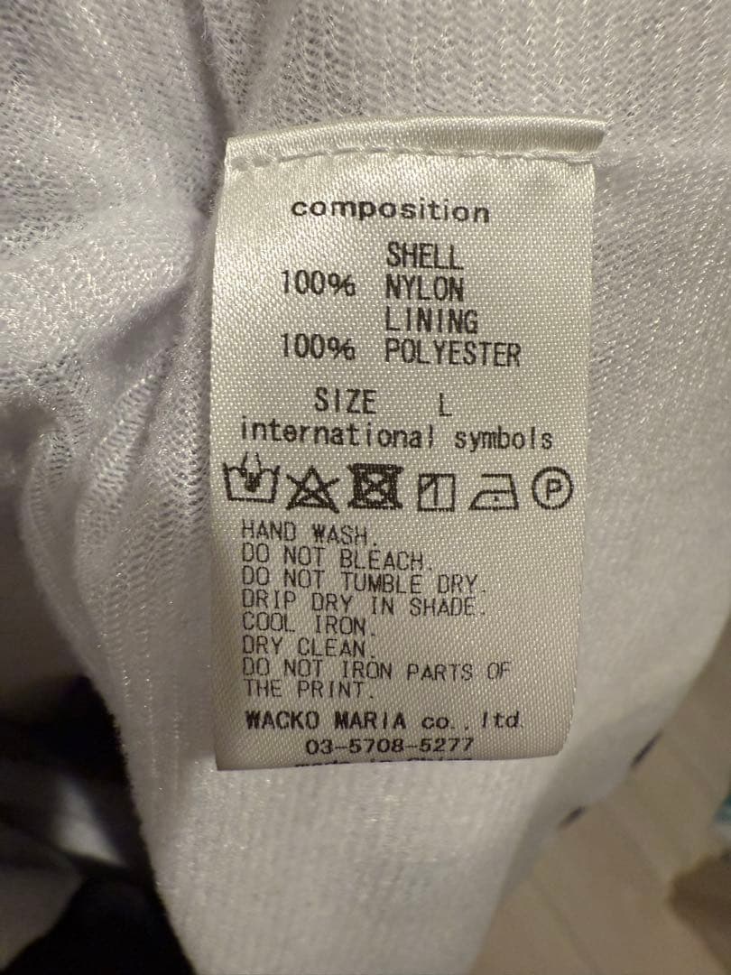 値下げ中‼️【WACKOMARIA】悪魔のいけにえコラボ　コーチジャケット　L