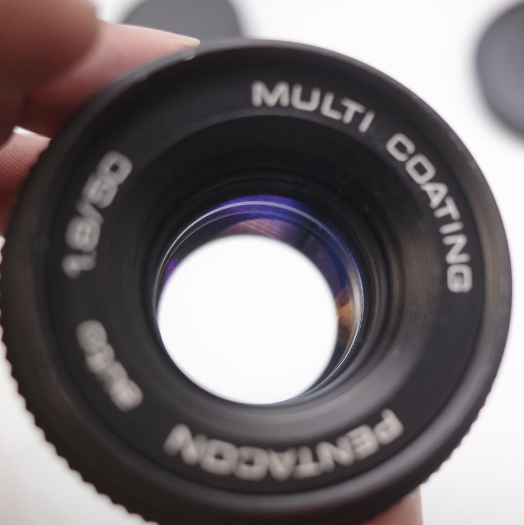 44 ペンタコン PENTACON 50mm F1.8　M42　アダプター付