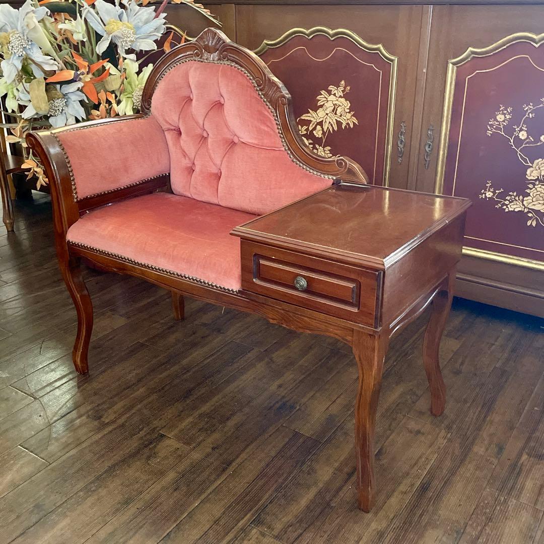 r1039r109 クラシックテレフォンベンチ エレガントなデザイン