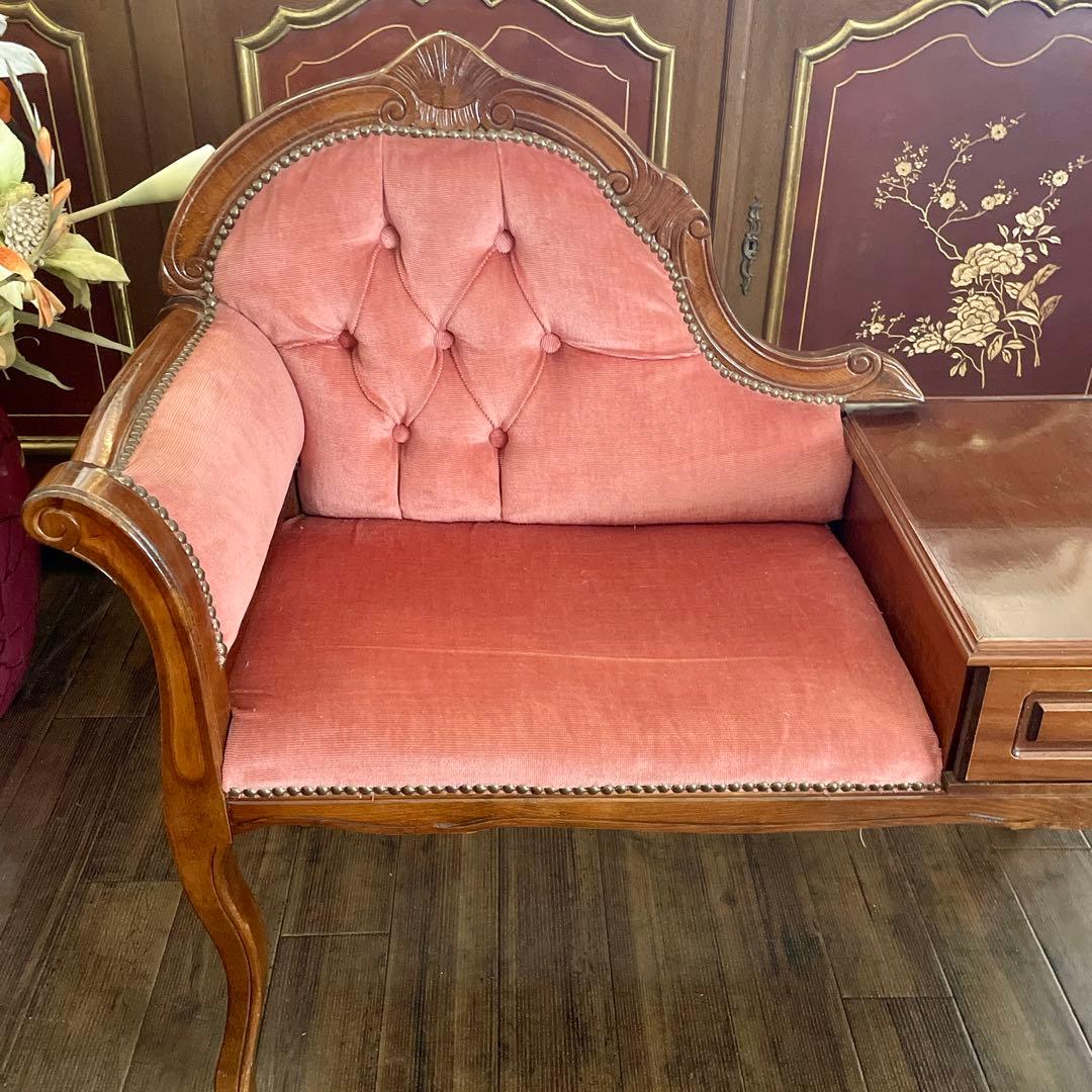 r1039r109 クラシックテレフォンベンチ エレガントなデザイン