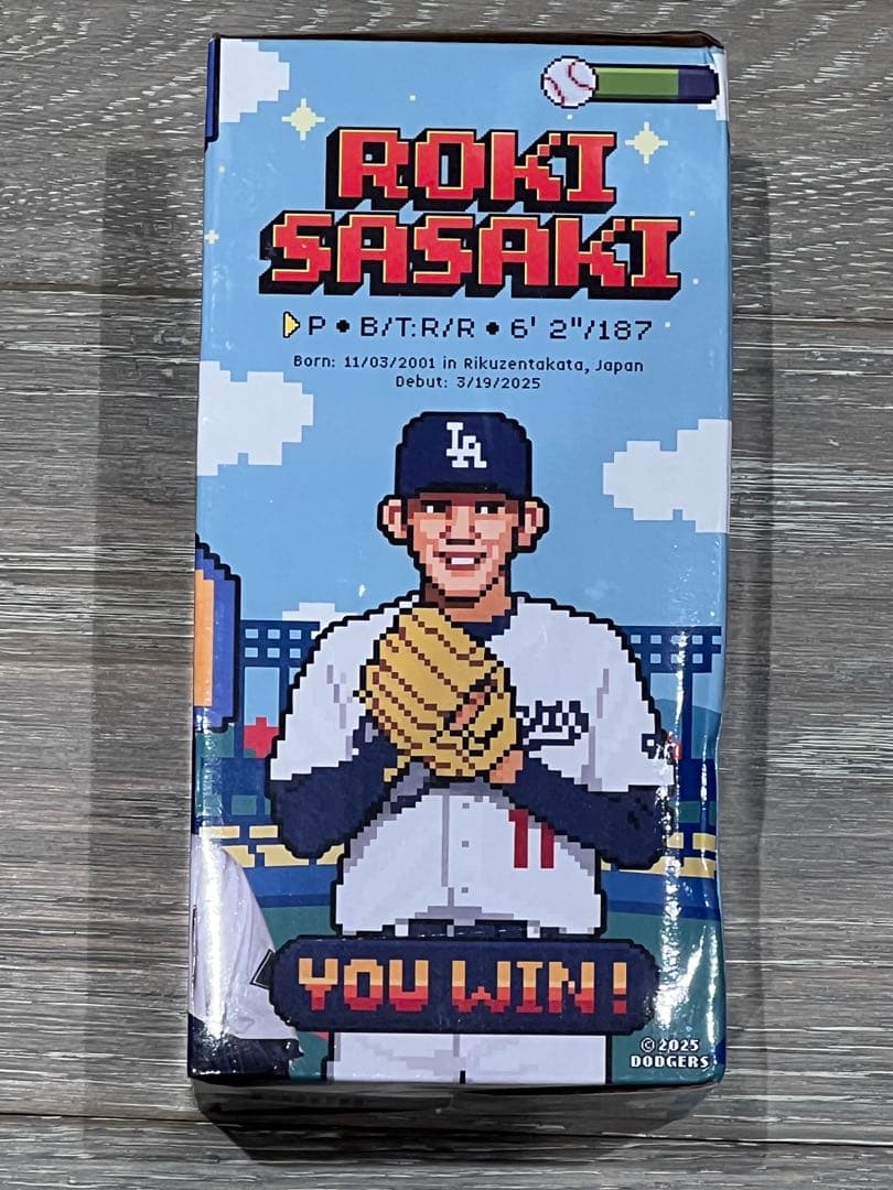 【未開封】ドジャース　佐々木朗希　ボブルヘッド 1点