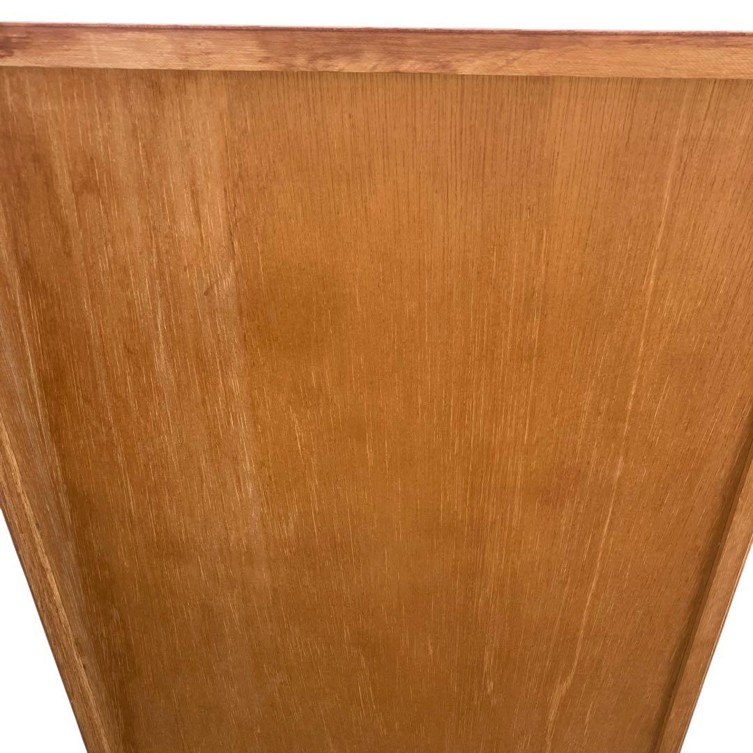 チェスト　昭和レトロ ホワイト×レッド タンス 5段 引き出し収納 整理タンス