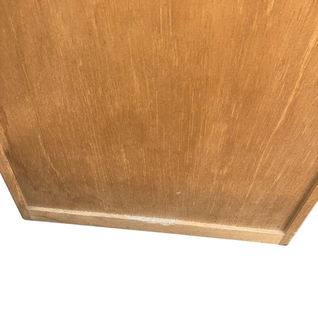 チェスト　昭和レトロ ホワイト×レッド タンス 5段 引き出し収納 整理タンス