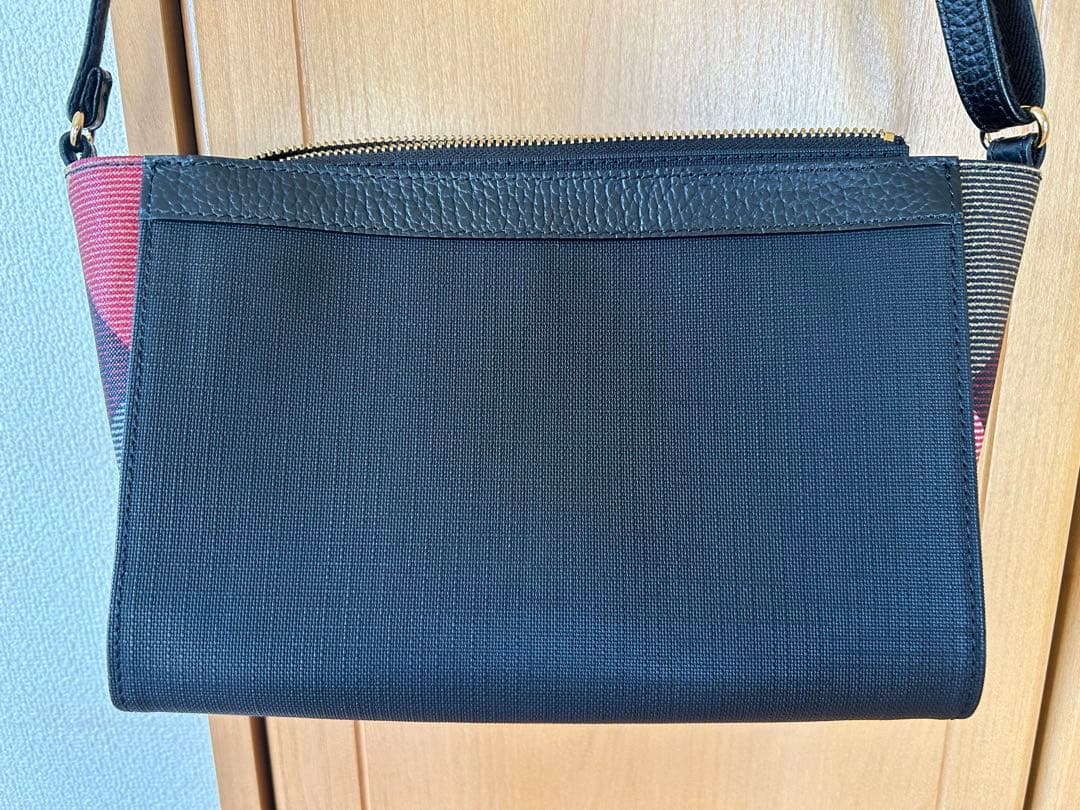 ブルーレーベル クレストブリッジPVC素材ショルダーバッグ