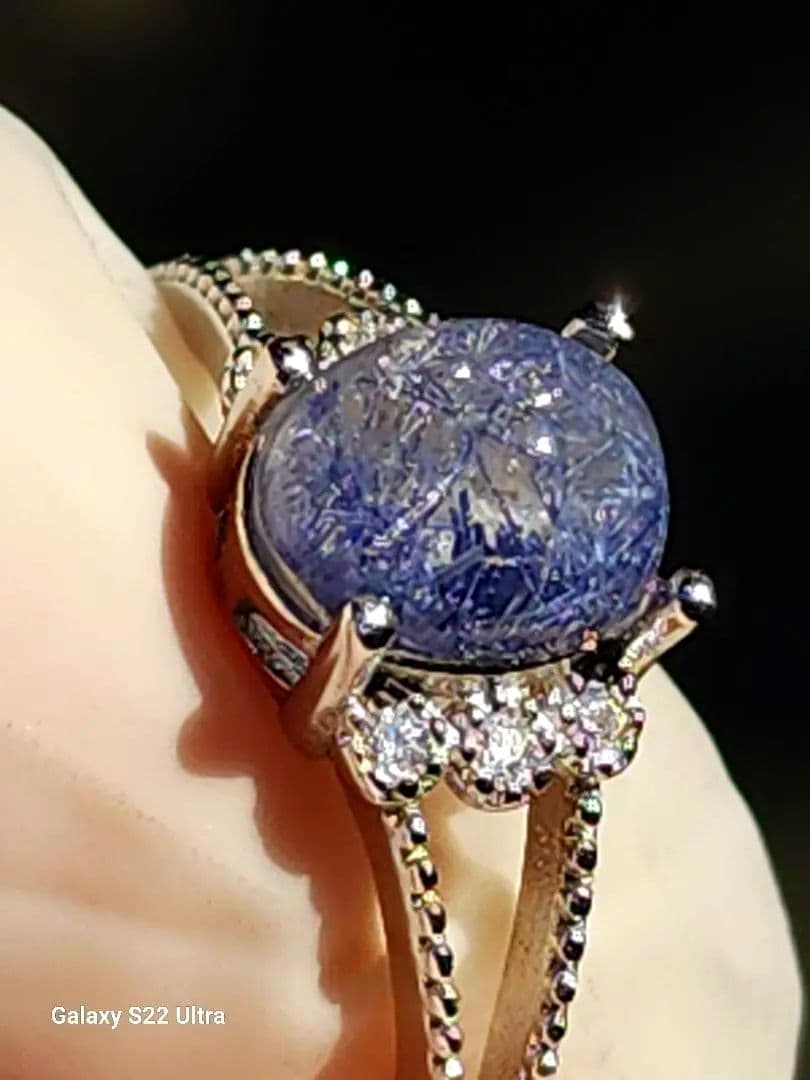 (S925)ブルールチルクォーツ デュモルチェライト 4セット