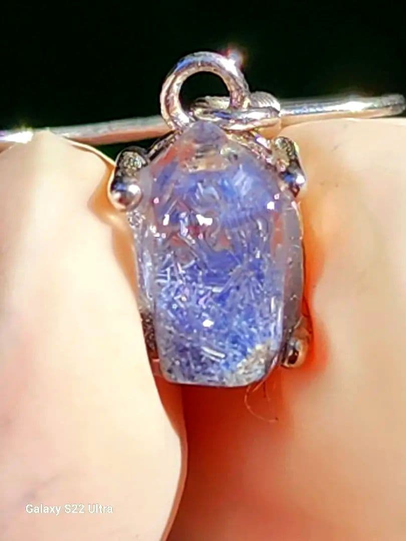 (S925)ブルールチルクォーツ デュモルチェライト 4セット