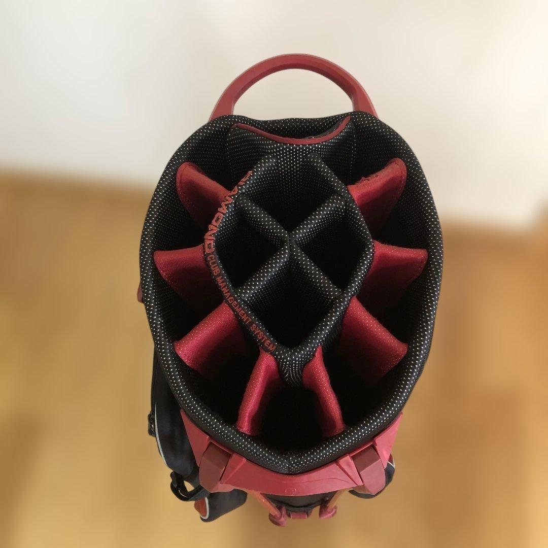 OGIO キャディバッグ ホワイト/レッド アイアンカバー付き！