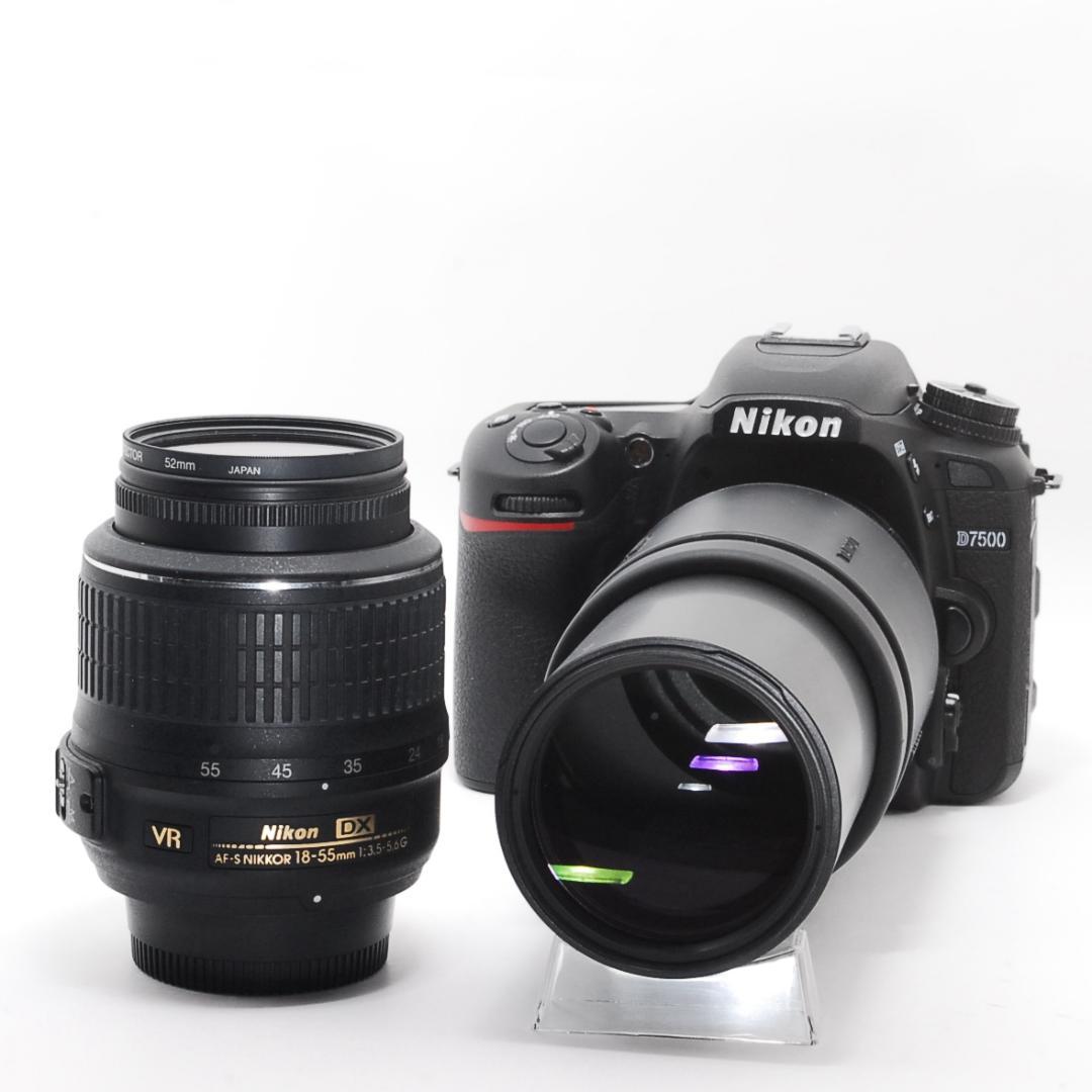 ☘️超美品☘️低ショット Nikon D7500 ダブルズーム 説明書付