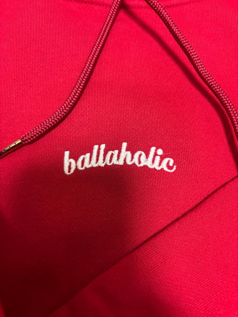 ballaholic 赤 フーディー　L