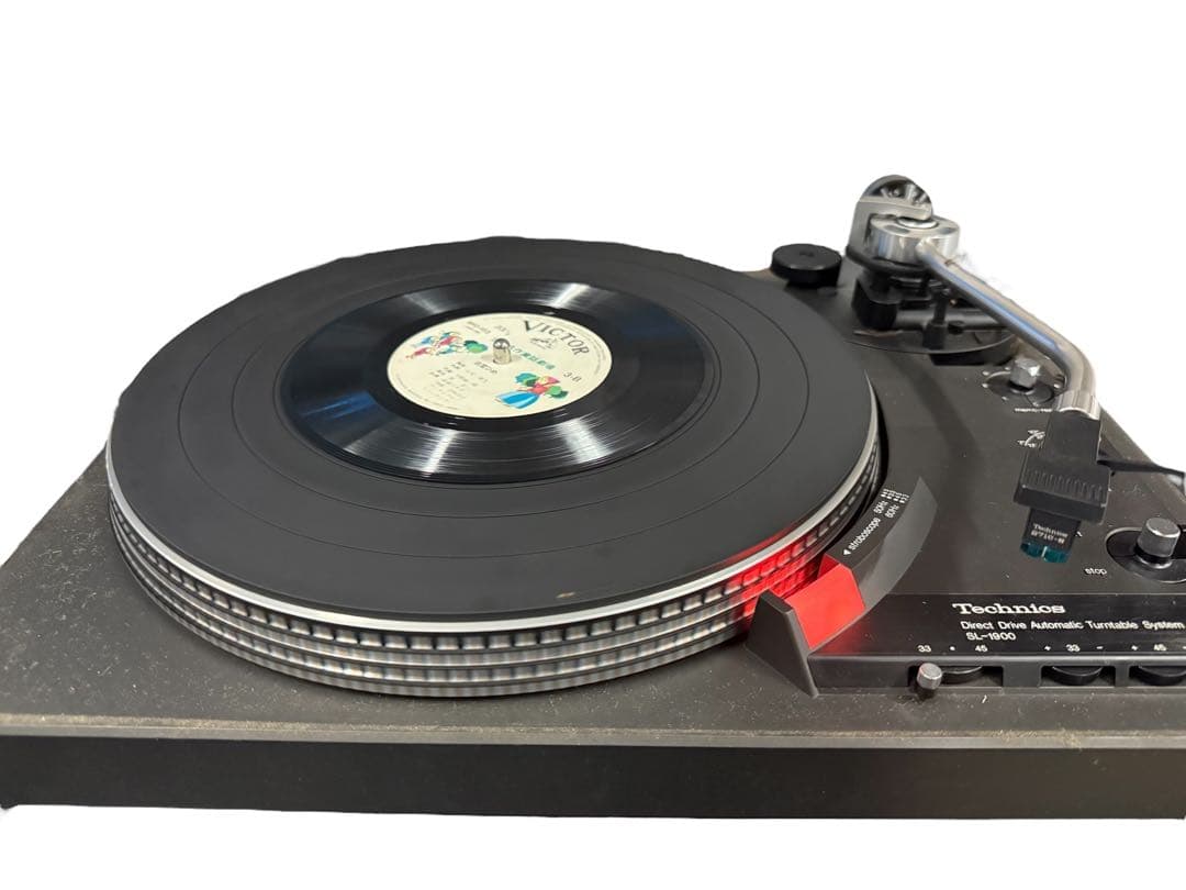 Technics SL-1900 レコードプレーヤー 回転・アーム動作確認済