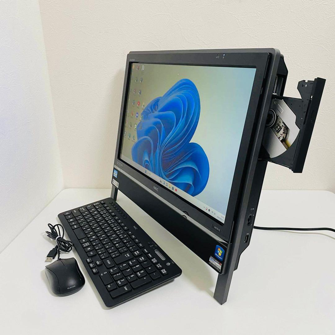 Y659 NECデスクトップSSDサクサク動く Windows11オフィス付き